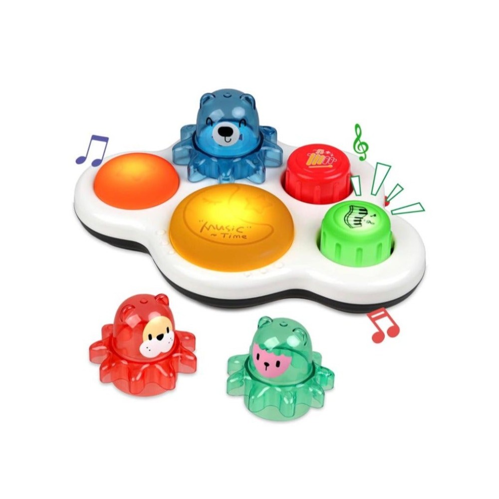 لعبة مرح لعبة المواليد الحركية والإدراكية بأصوات وأنوار