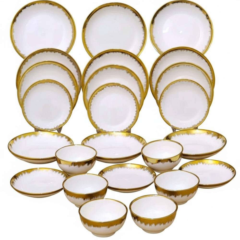 طقم سيراميك ذهبي 24 قطعـة