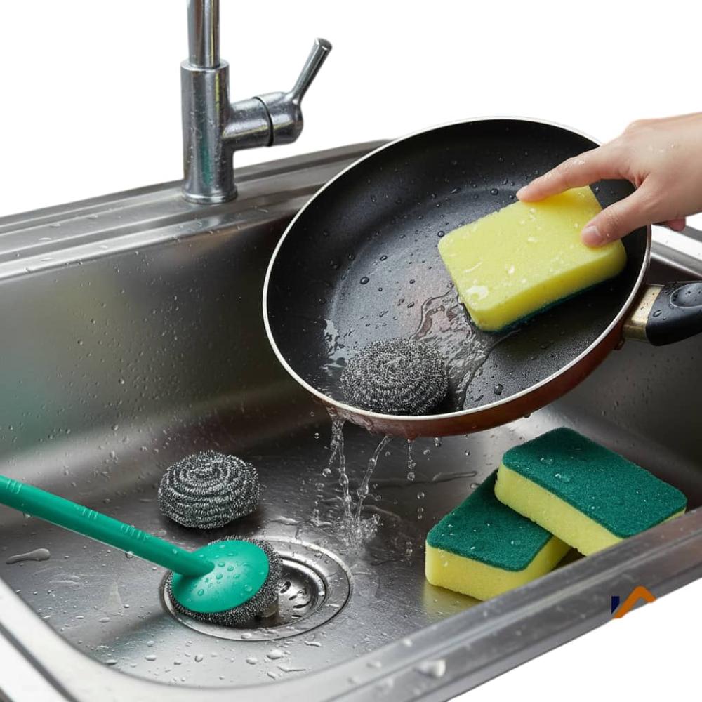 مجموعه مستلزمات تنظيف الاواني