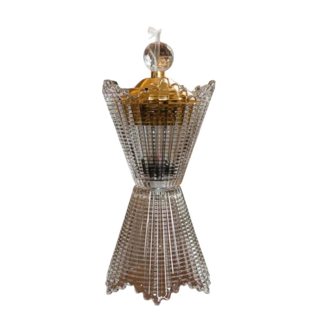 مبخرة اكريليك وستيل ذهبي -فاخرة