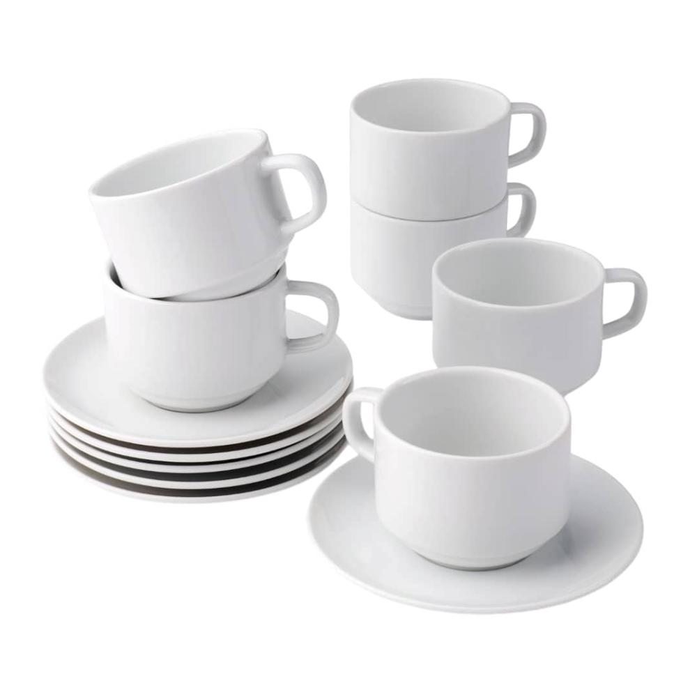 طقم فناجين سيراميك مع السيسر