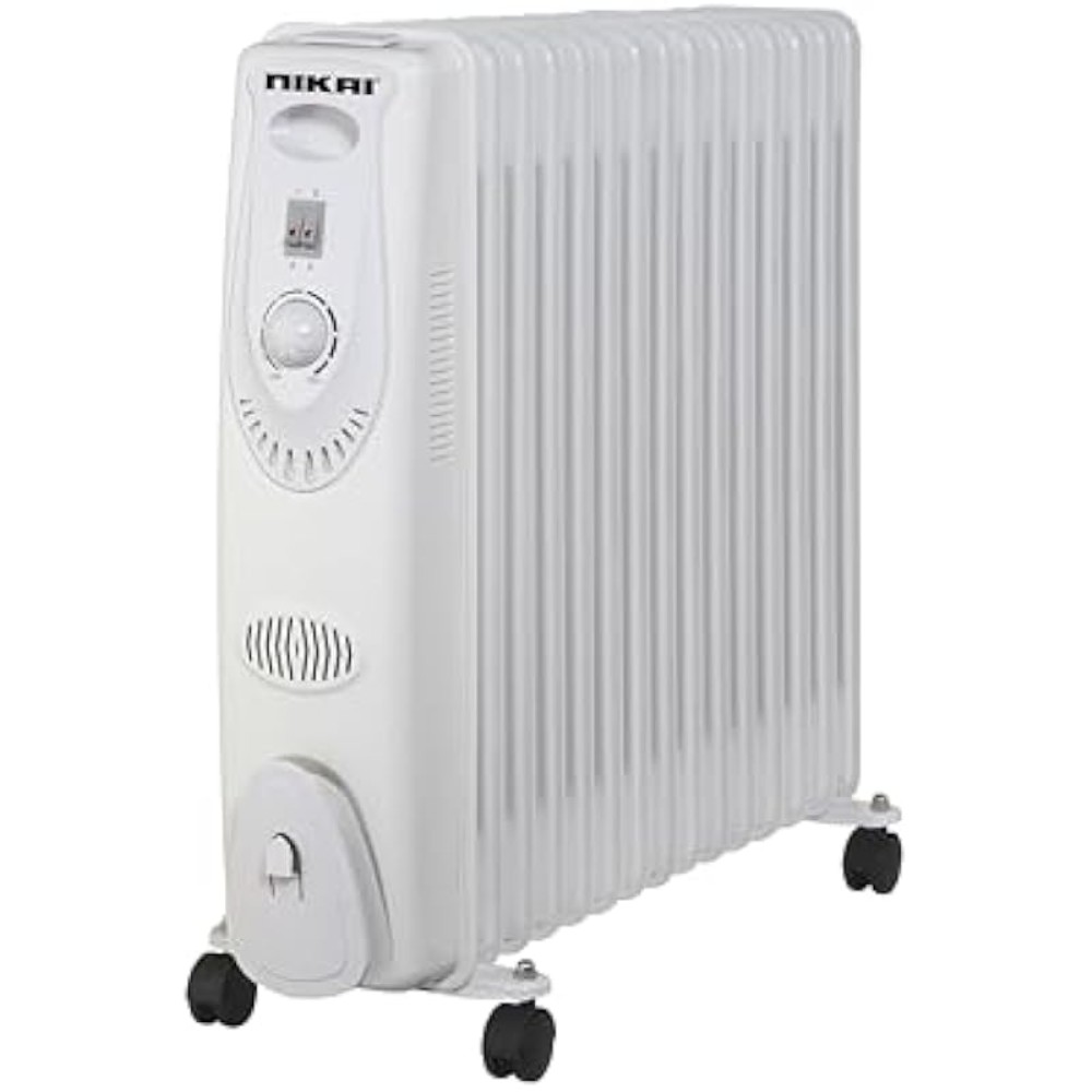 دفاية زيت نيكاي، 15 ريشة، 2500 واط، ترموستات - NOH850A