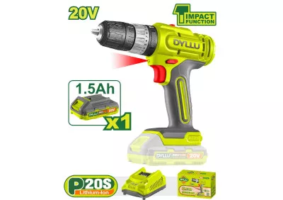 دريل بطارية ليثيوم ٢٠فولت ١٣ملي ٥٢ ديلو DTCDP5282