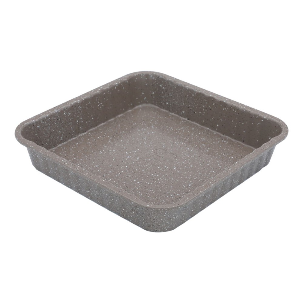 صينية جرانيت السيف غاليري، 4.5×24×24 سم، مربع - بني فاتح