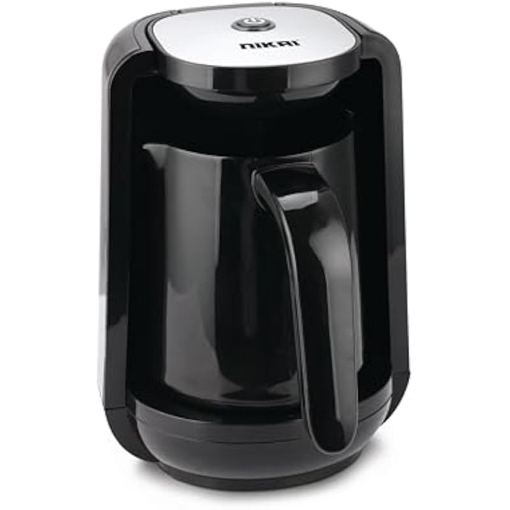 صانعة قهوة تركية نيكاي، 0.25 لتر، 480 واط، أسود - NTC554T