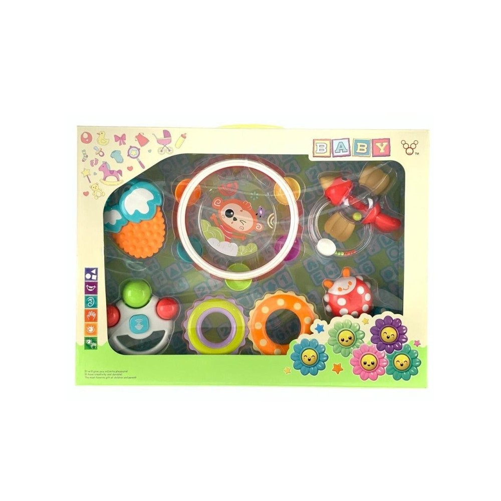 لعبة مرح طقم خشخيشات أطفال ملونة 7 قطع - موديل K5319