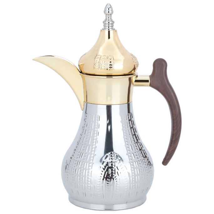 السيف غاليري ثلاجة شاي وقهوة استيل هيلة بسعة 0.7 لتر - فضي