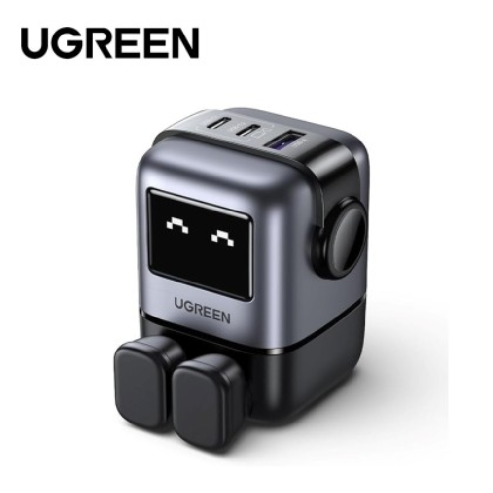 شاحن يو جرين GaN سريع ثلاثي المنافذ 65 واط (Nexode)