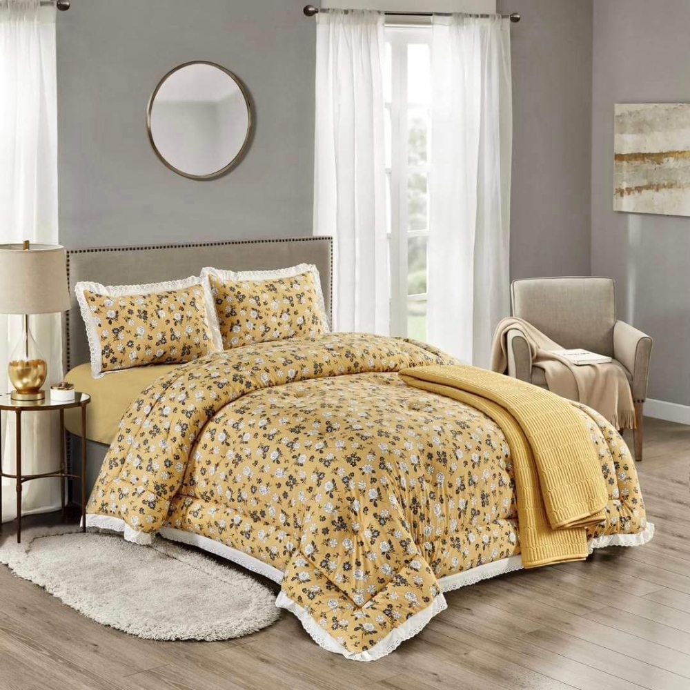 لحاف قطن بارد درجة اولى 4 قطع مقاس 230 سم في 250 سم