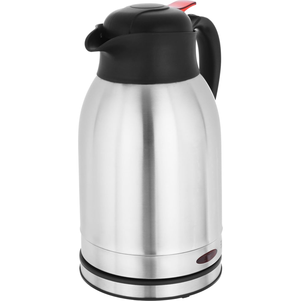 ترمس كهربائي استيل إديسون، 1600 واط، 1.5 لتر - فضي اسود