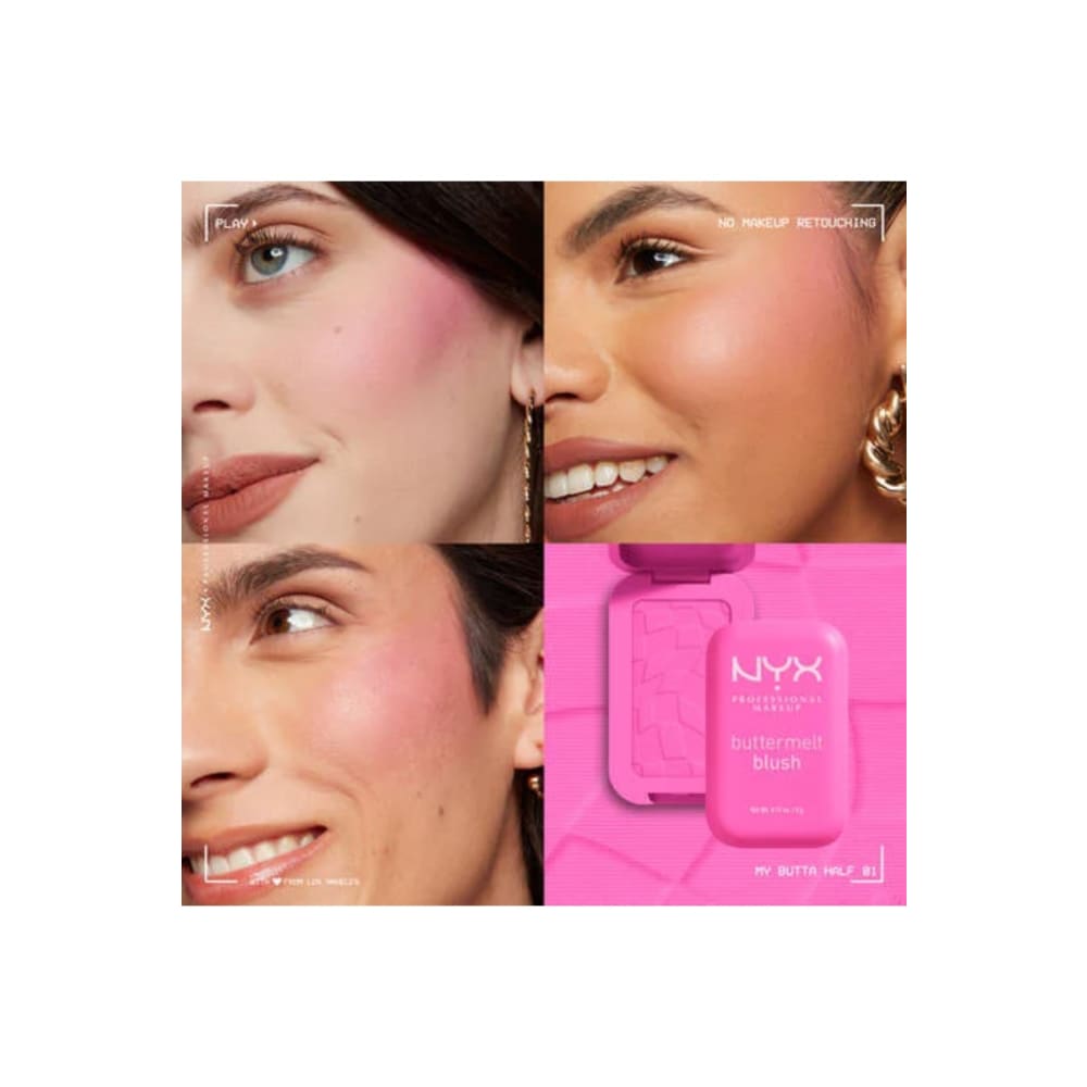 بودرة خدود وردية كريمية - Buttermelt - 01 My Butta Half