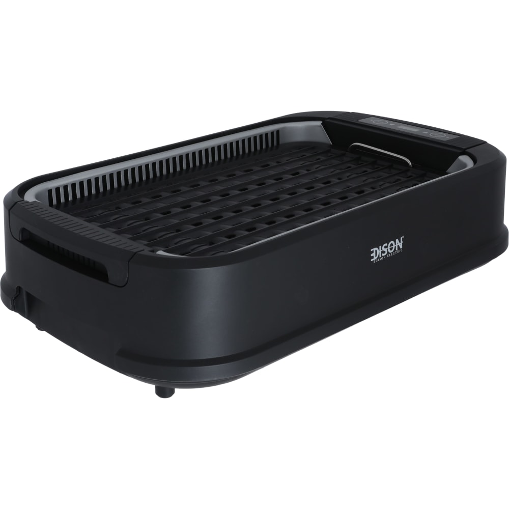 شواية كهربائية إديسون، 1500 واط، 8 وظائف، GR-200A - أسود