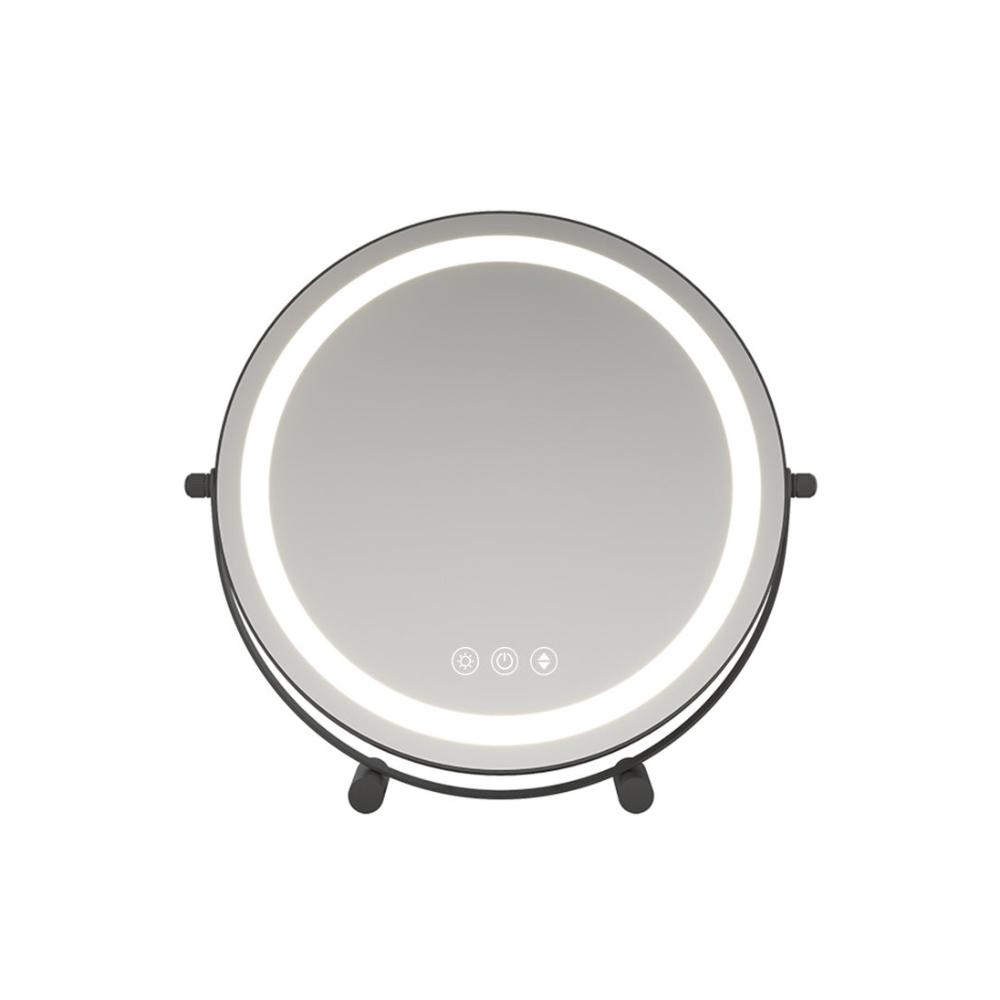 مرآة مكياج LED مستديرة -30 سم -تحكم لمس