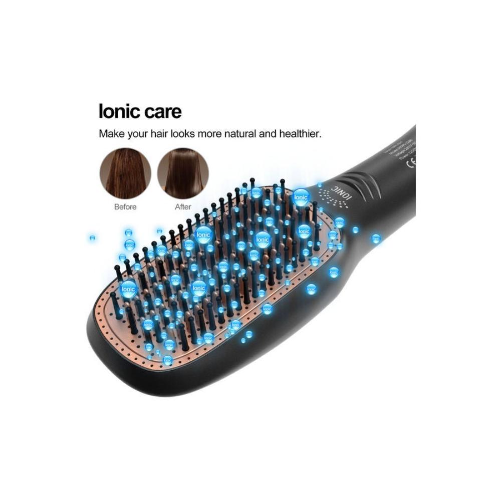 مجفف شعر احترافي بالبخار والأشعة تحت الحمراء موديل straightening001 – أسود