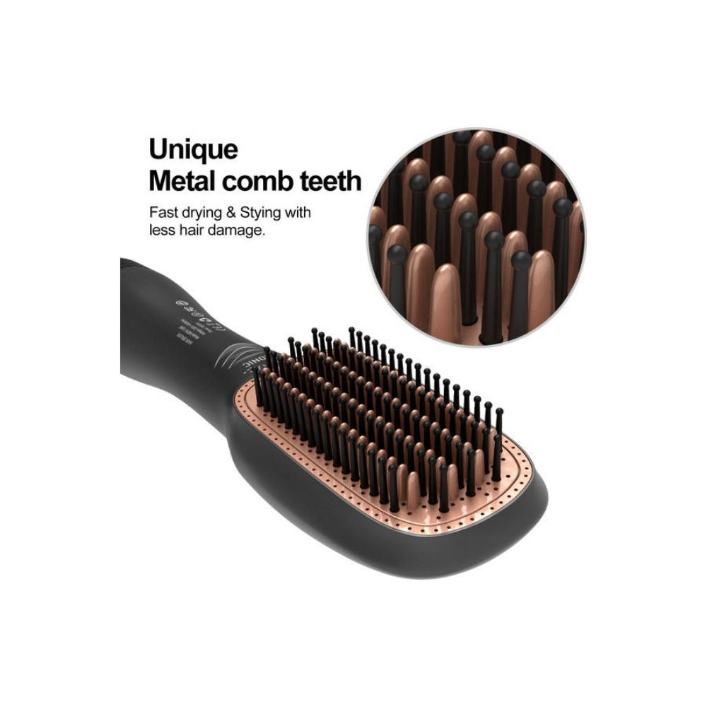 مجفف شعر احترافي بالبخار والأشعة تحت الحمراء موديل straightening001 – أسود