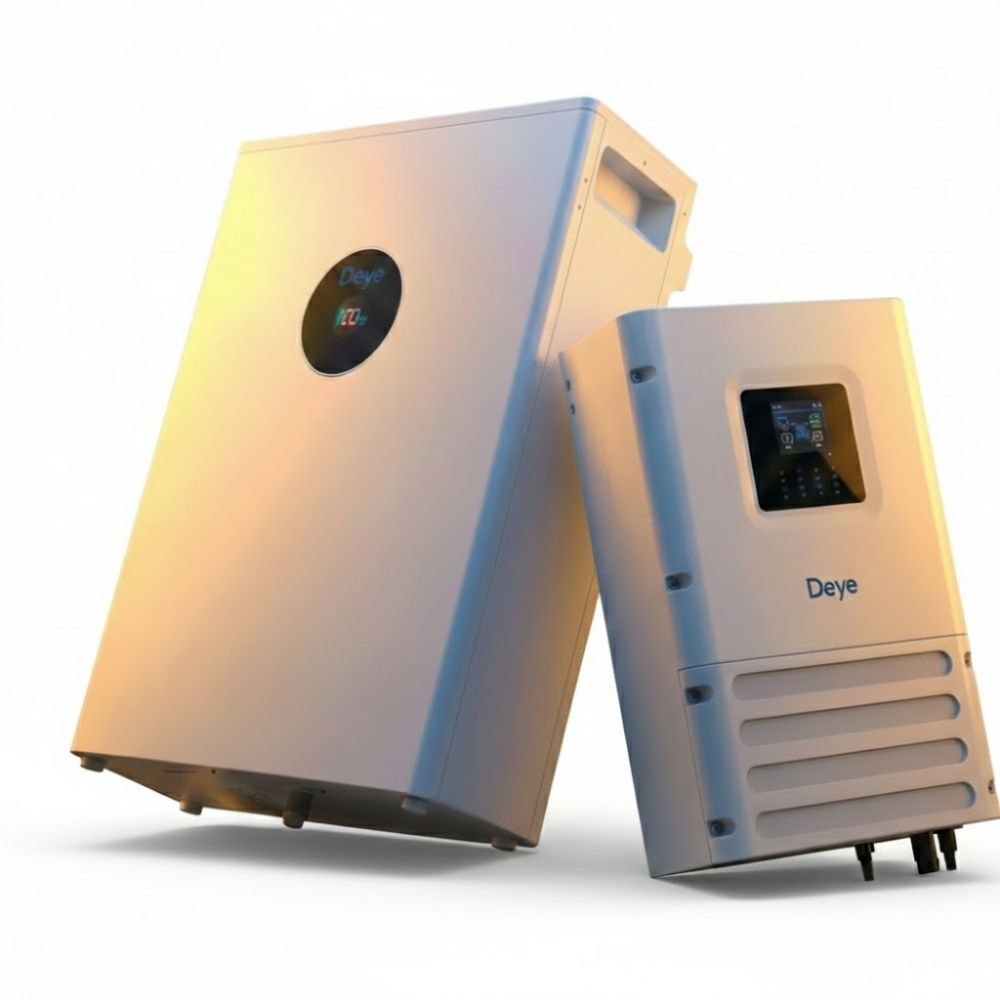 باكج  إنفرتر DEYE 6 كيلو وات + بطارية ليثيوم SE-F 5.1 PRO-C