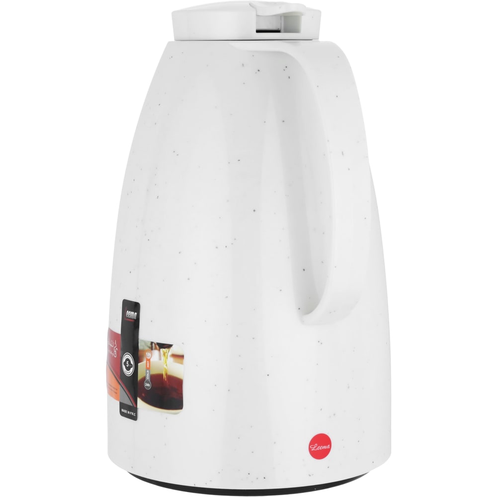 ترمس ليما السيف غاليري، 2 لتر، ضغاط، حافظة داخلية زجاج حراري، هيكل خارجي بلاستيك - لؤلؤي