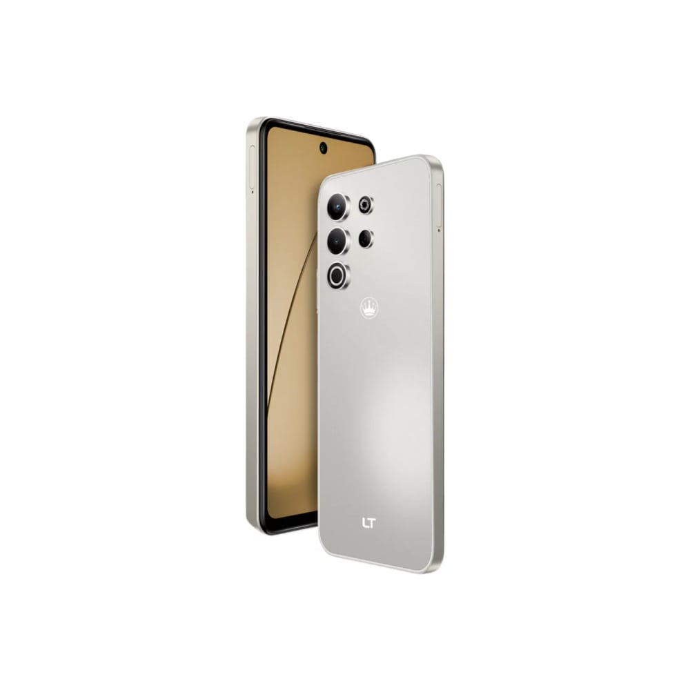 إل تي +M15 جوال محمول بشريحتين و ذاكرة داخلية 128 جيجا بايت و رام 4+6 جيجا وكالة -فضي