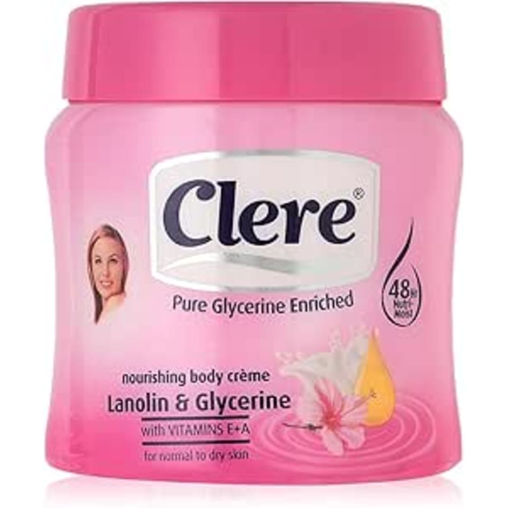 كلير كريم للجسم بالغليسرين واللينولين لجميع أنواع البشرة - 300 مل