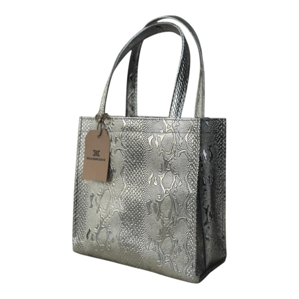 شنطة يد نسائية بتصميم جلد النمر بتصميم عصري مقاس صغير