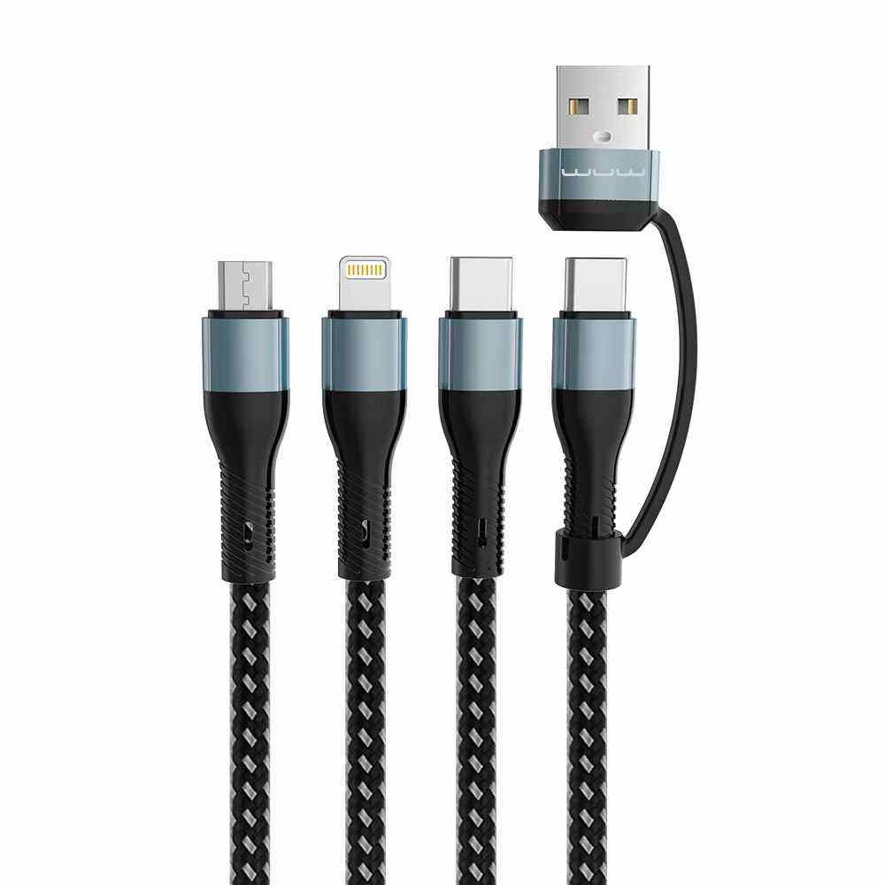 توصيلة شحن متعدده قماش وكالة WUW-X231 بقوة 60W