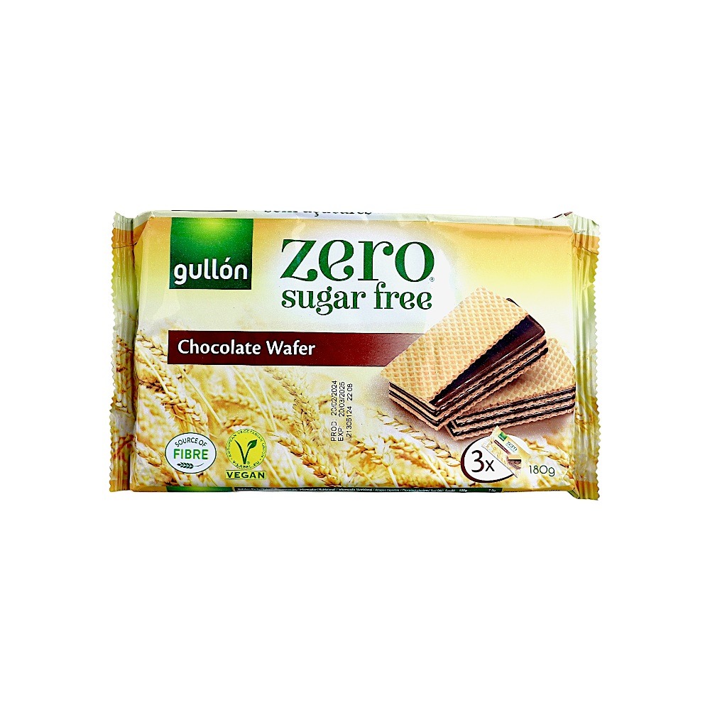 جولون زيرو ويفر بالشوكولاتة خالي من السكر - 180 جم