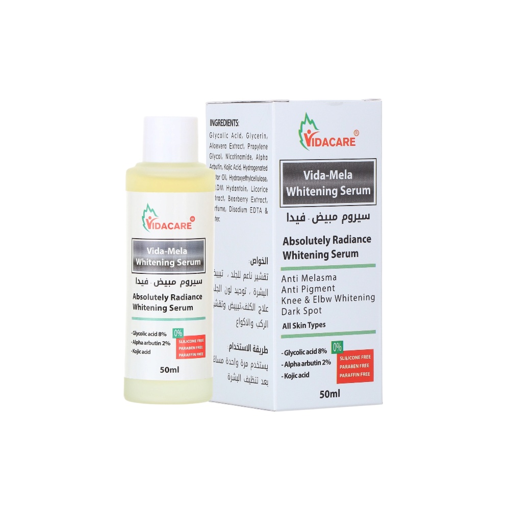 سيروم مبيض فيدا ميلا لإشراقة مطلقة - بتركيبة أحماض الفواكه وحجم 50 مل