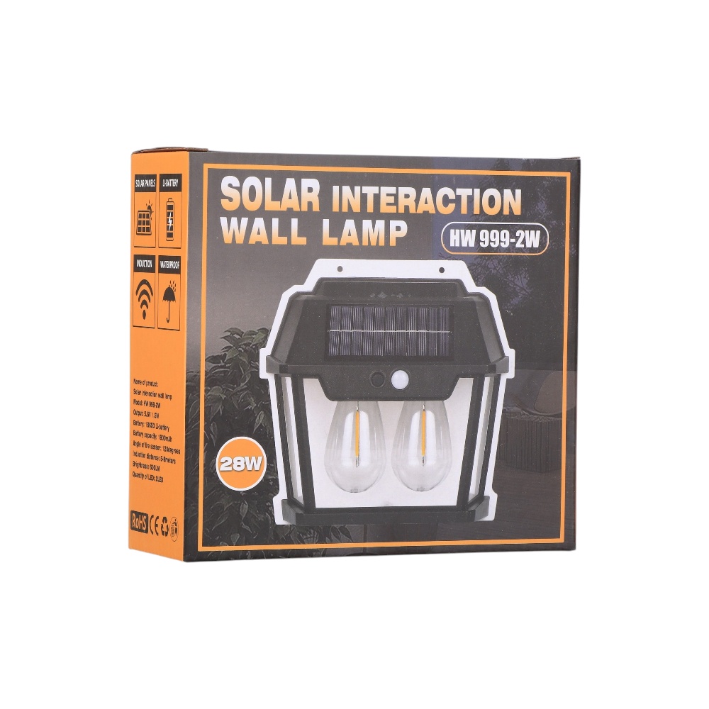 كشافه طاقه شمسيه خارجي ثنائي حساس