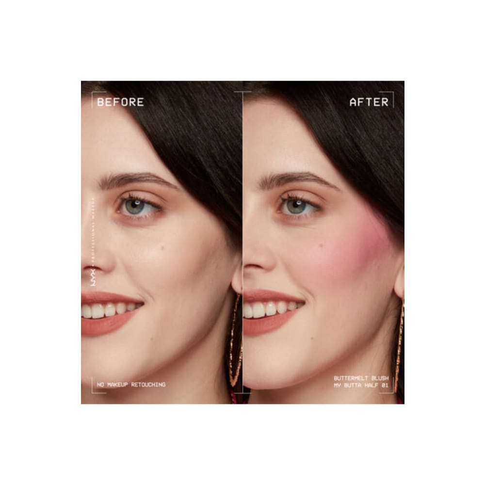 بودرة خدود وردية كريمية - Buttermelt - 01 My Butta Half