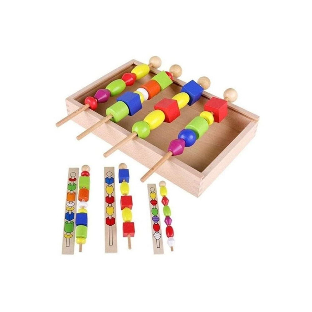  صندوق خشبي مطرز بالخرز