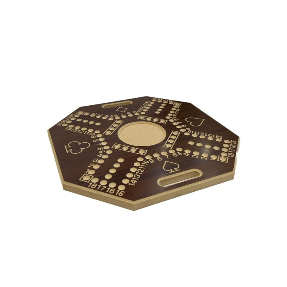 مارا لعبة لوح جاكارو رخامي وأوراق لعب صكة الأصلية - 16 حجر