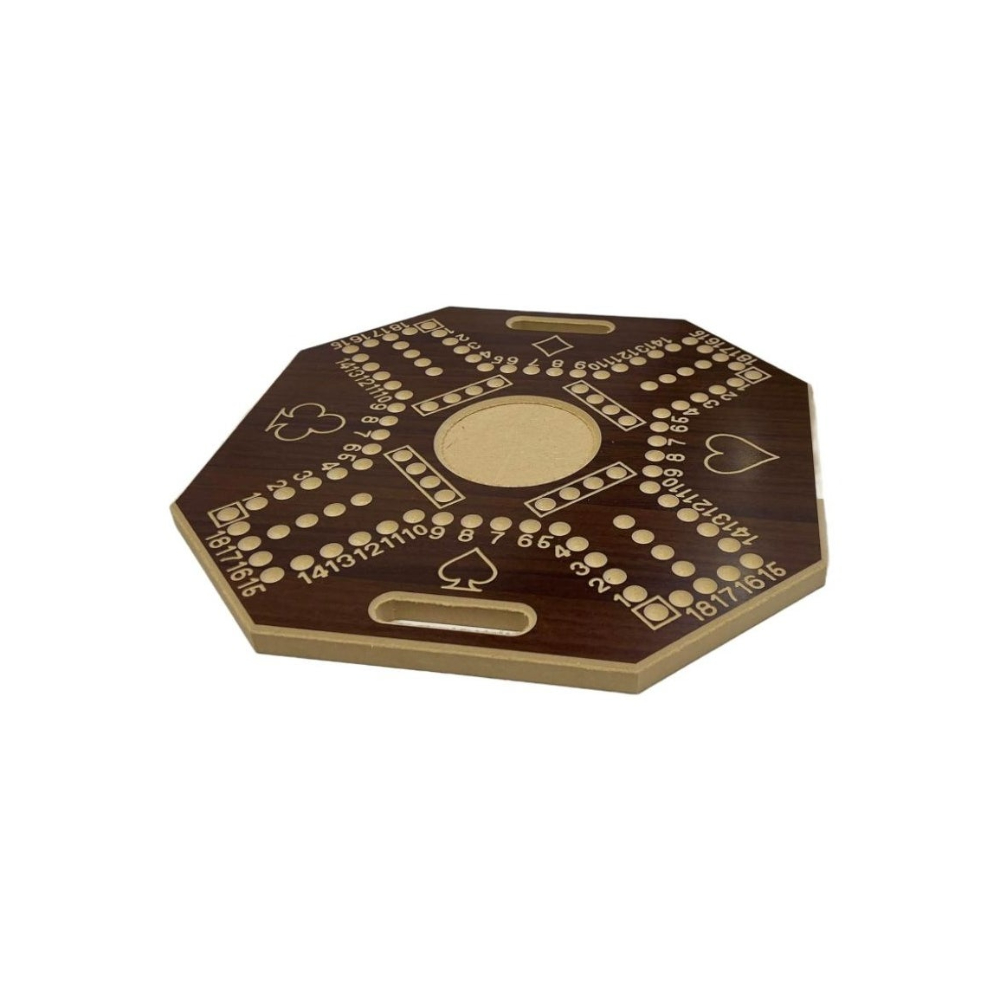 مارا لعبة لوح جاكارو رخامي وأوراق لعب صكة الأصلية - 16 حجر