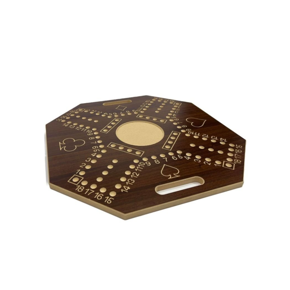 مارا لعبة لوح جاكارو رخامي وأوراق لعب صكة الأصلية - 16 حجر