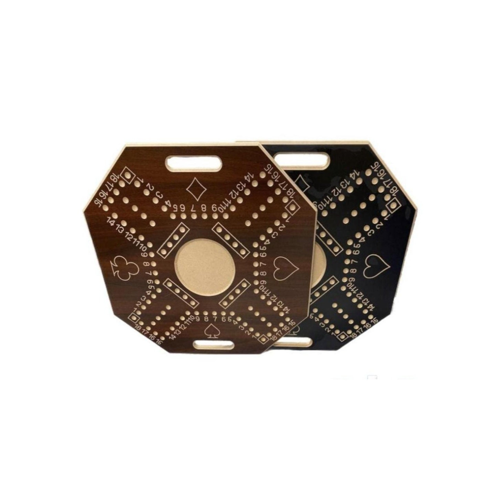 مارا لعبة لوح جاكارو رخامي وأوراق لعب صكة الأصلية - 16 حجر