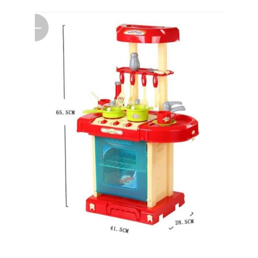  مجموعة ألعاب مطبخ محمولة خفيفة الوزن