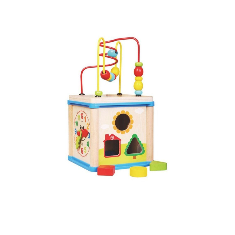  لعبة صندوق الخرز التعليمية متعددة الإستخدامات للأطفال - مقاس 16×30×16 سم