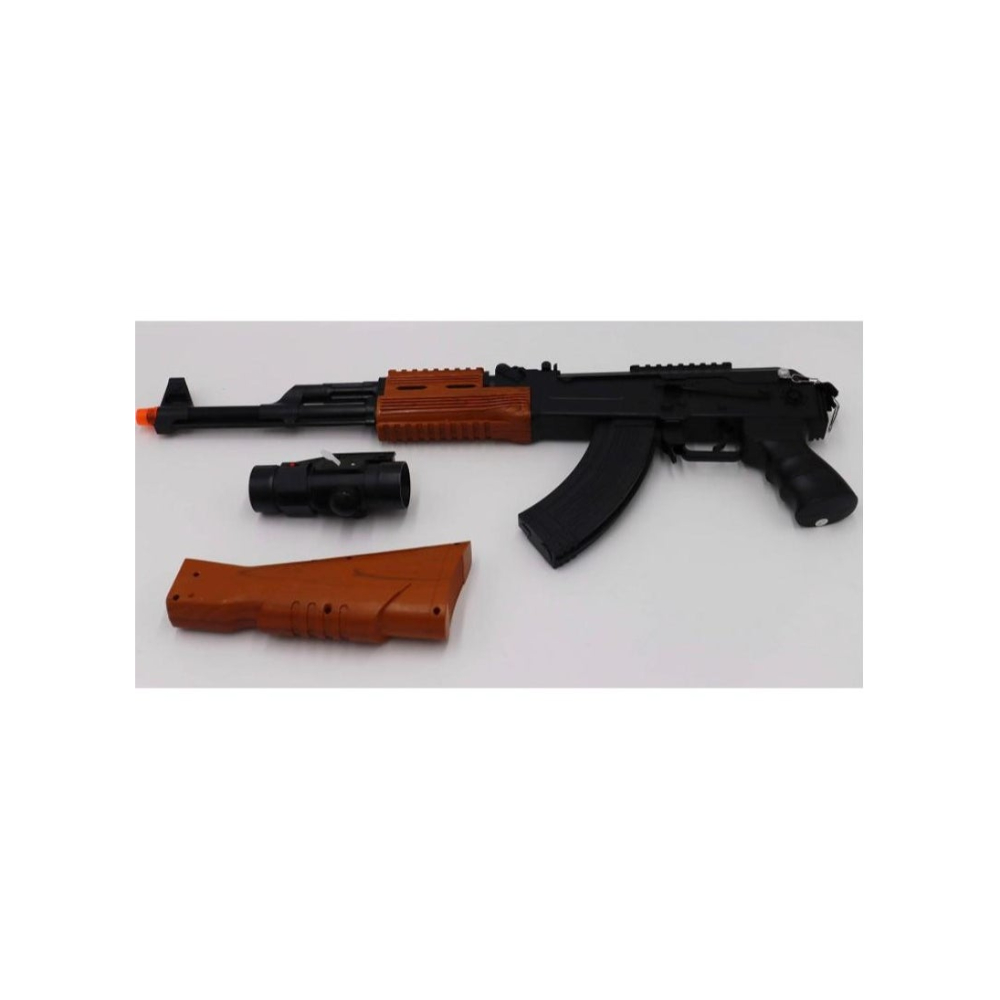  بندقية لعب قنص بأصوات واقعية - أسود