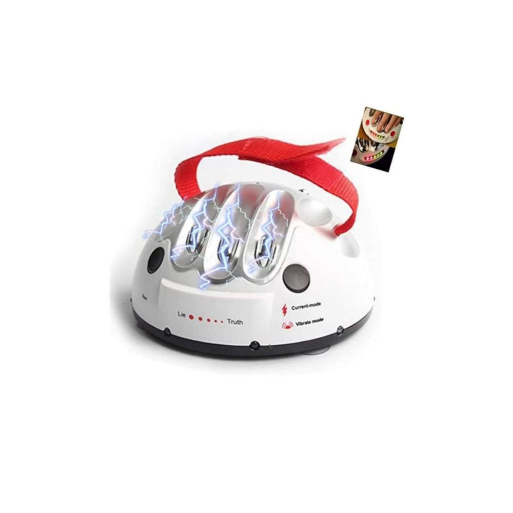  لعبة كاشف الكذب بالصدمة الكهربائية - أبيض