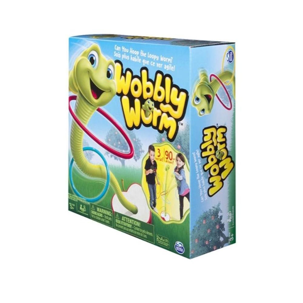  لعبة رمي الحلقات بتصميم دودة - 19 قطعة