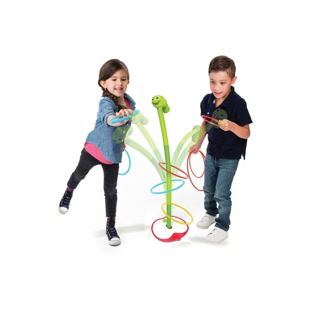  لعبة رمي الحلقات بتصميم دودة - 19 قطعة