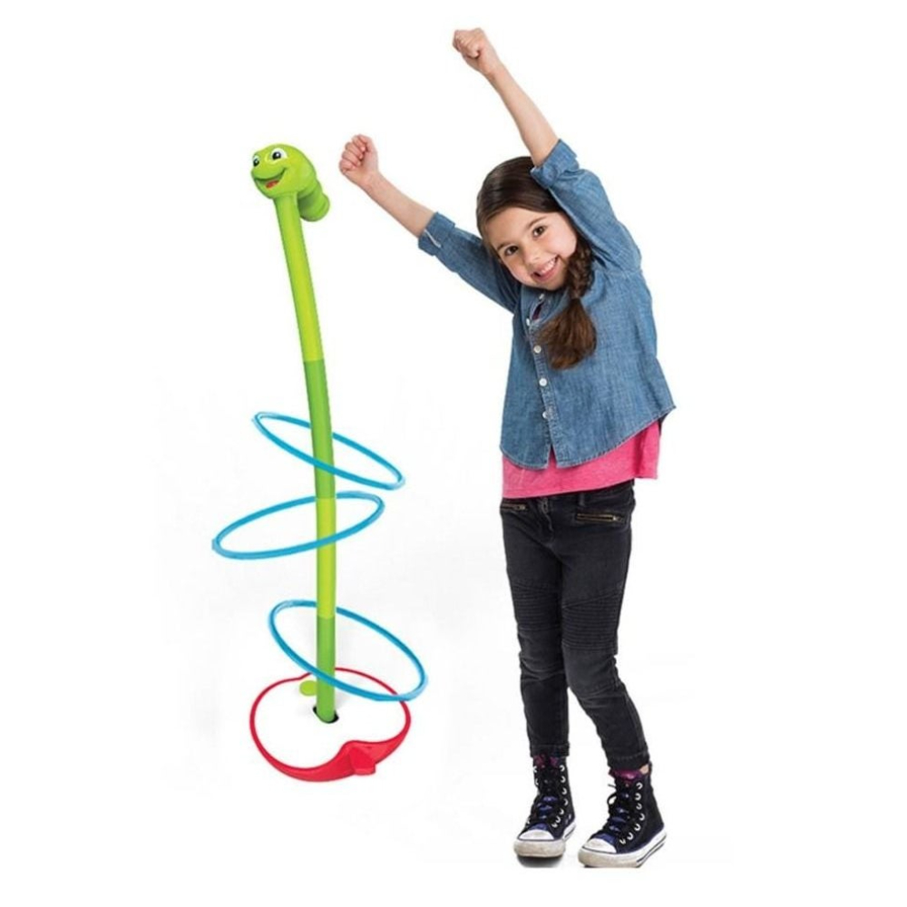  لعبة رمي الحلقات بتصميم دودة - 19 قطعة