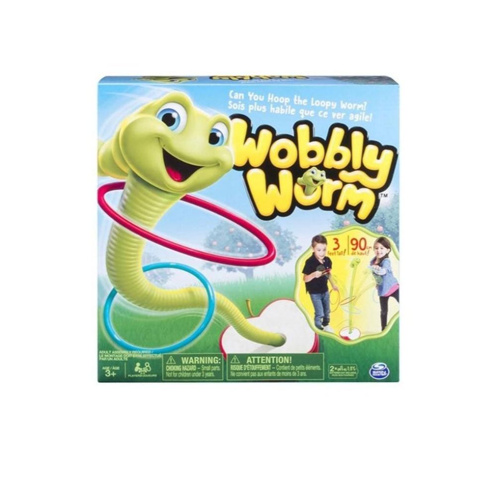  لعبة رمي الحلقات بتصميم دودة - 19 قطعة