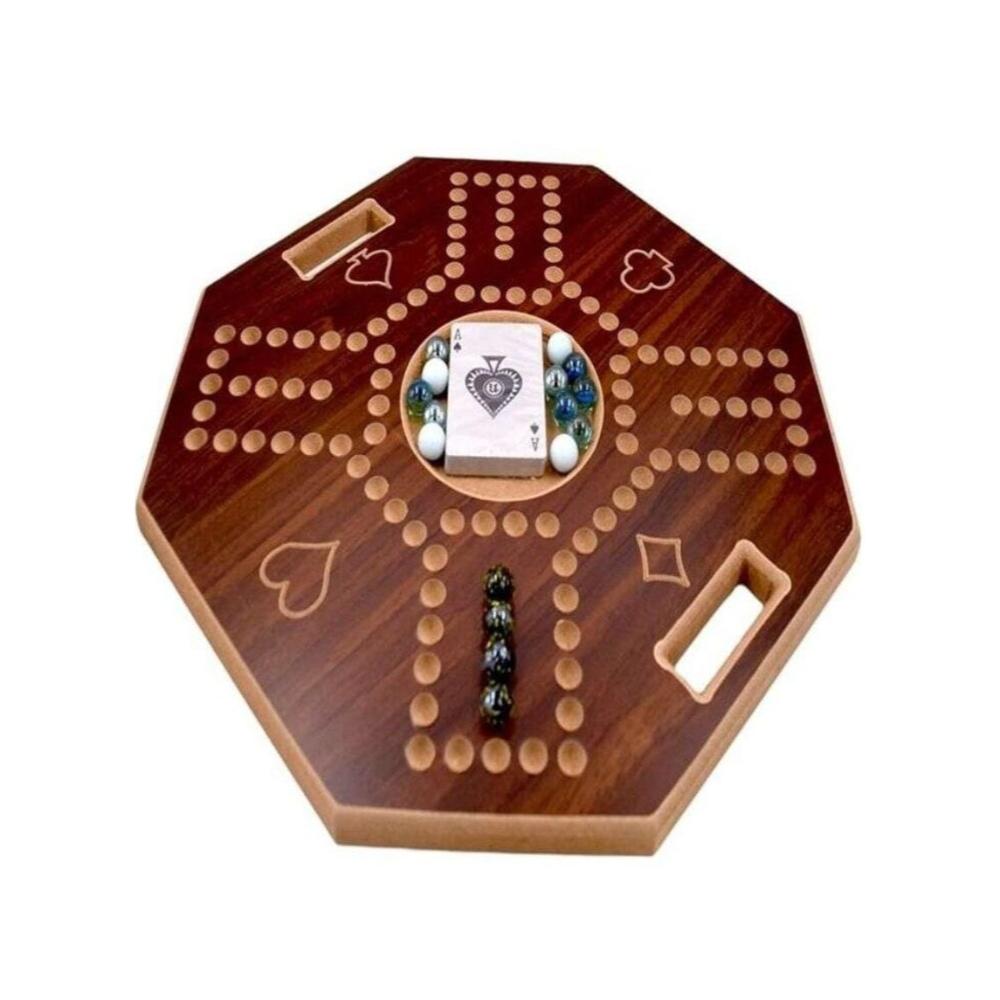 جاكارو طقم جاكارو ملكي لوح 38x38 سم مع 16 حجر وأوراق لعب - اختيار عشوائي