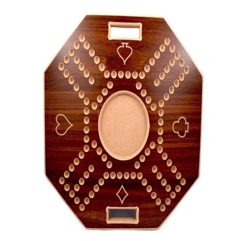 جاكارو طقم جاكارو ملكي لوح 38x38 سم مع 16 حجر وأوراق لعب - اختيار عشوائي