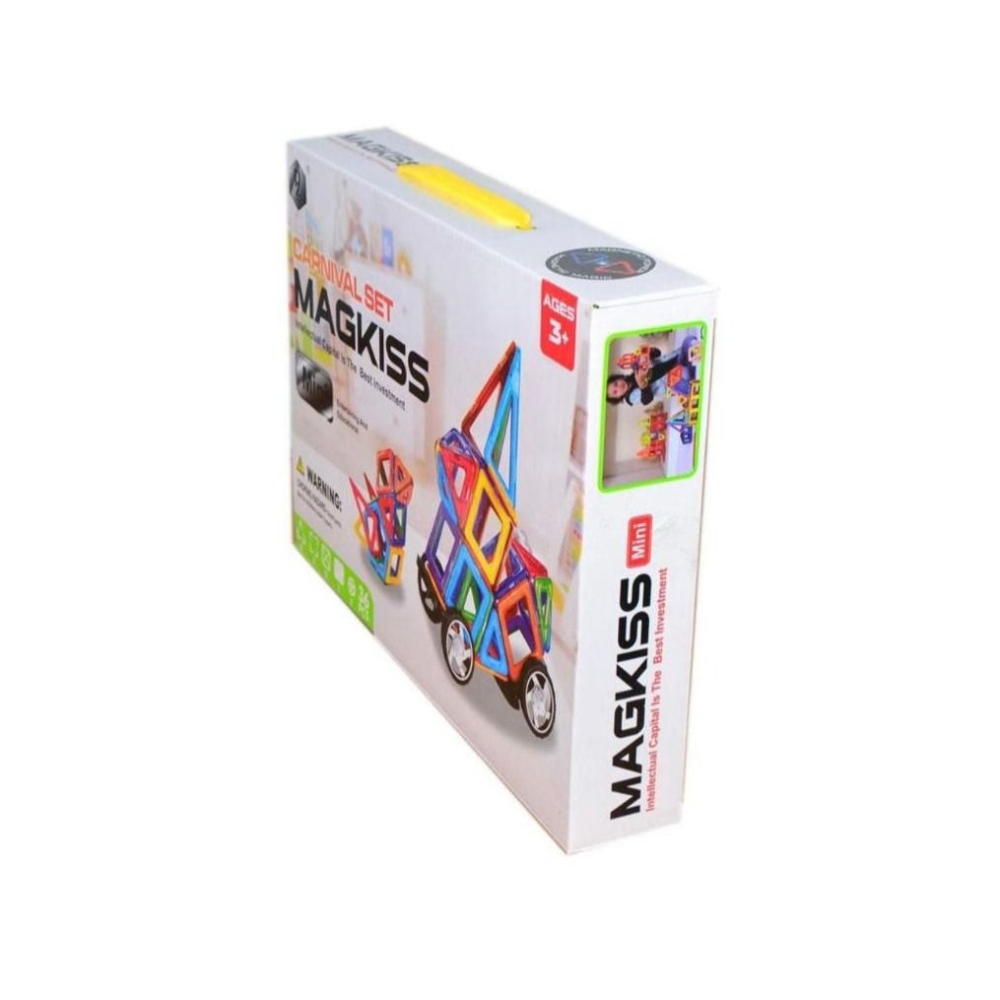  مجموعة مكعبات بناء مغناطيسية - 36 قطعة