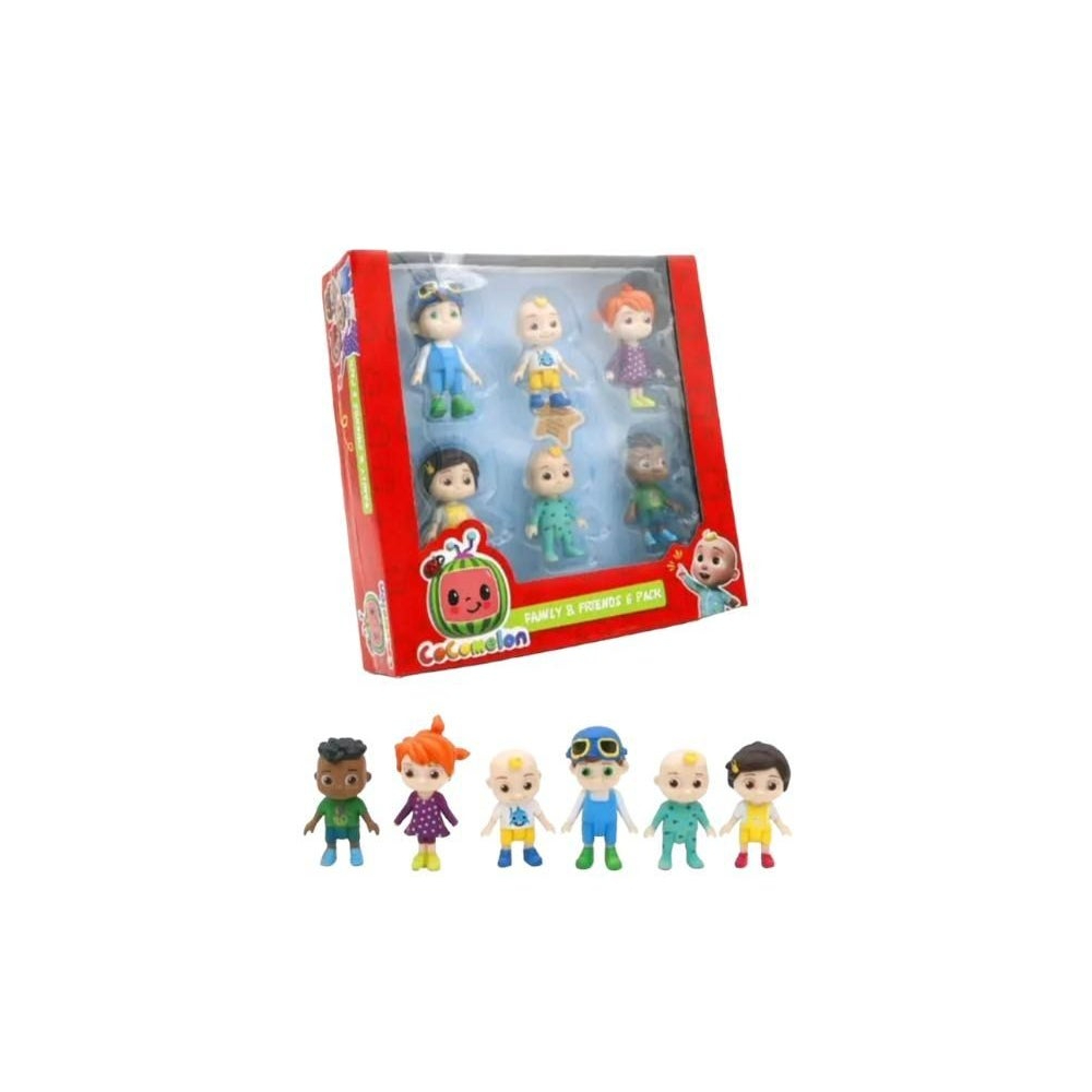  طقم مجسم كوكوميلون فريندز آند فاميلي - 6 قطع