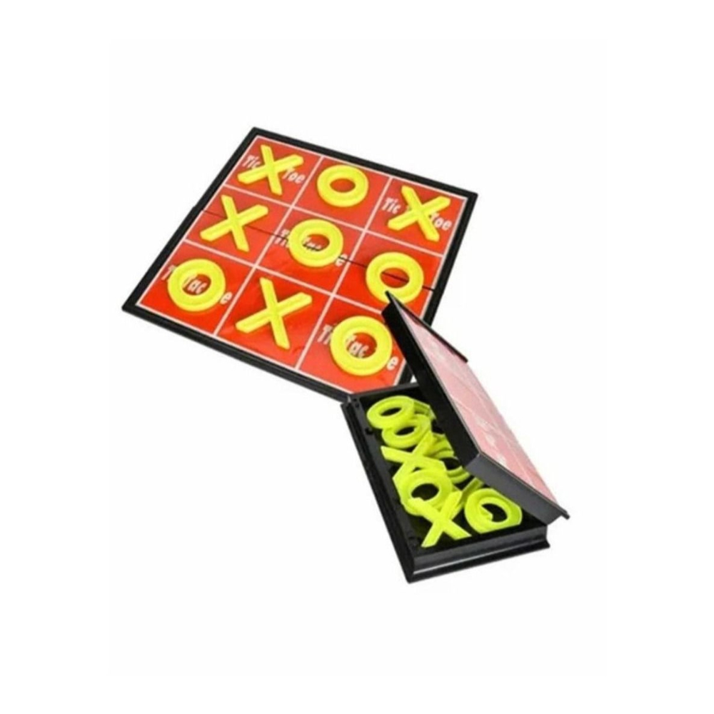 لعبة مرح لعبة لوحية تيك تاك تو مع مجسمات X و O للأطفال