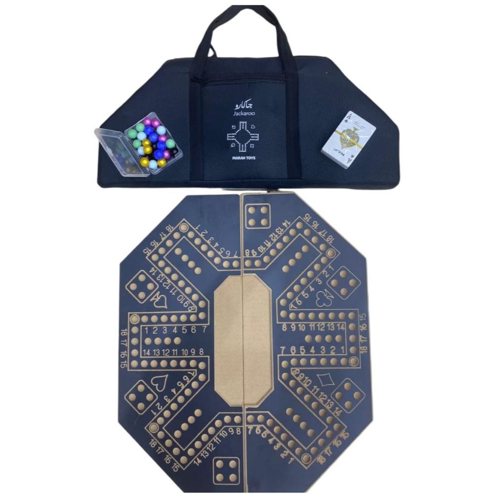 جاكارو لعبة جاكارو اللوحية للتخطيط الاستراتيجي 6 اشخاص مع حقيبة فاخرة