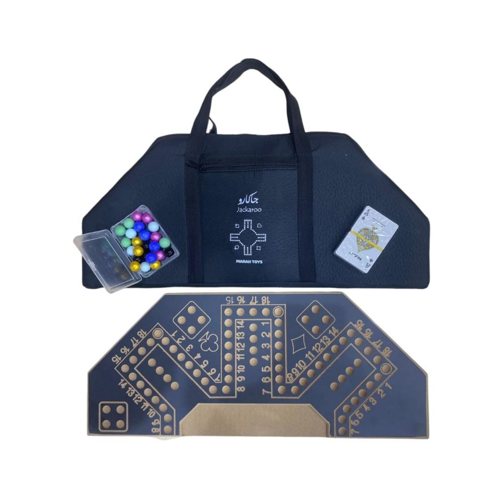 جاكارو لعبة جاكارو اللوحية للتخطيط الاستراتيجي 6 اشخاص مع حقيبة فاخرة