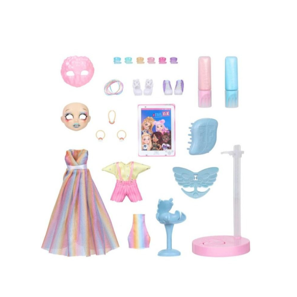  مجموعة من الدمى العصرية مع أقنعة تنكرية